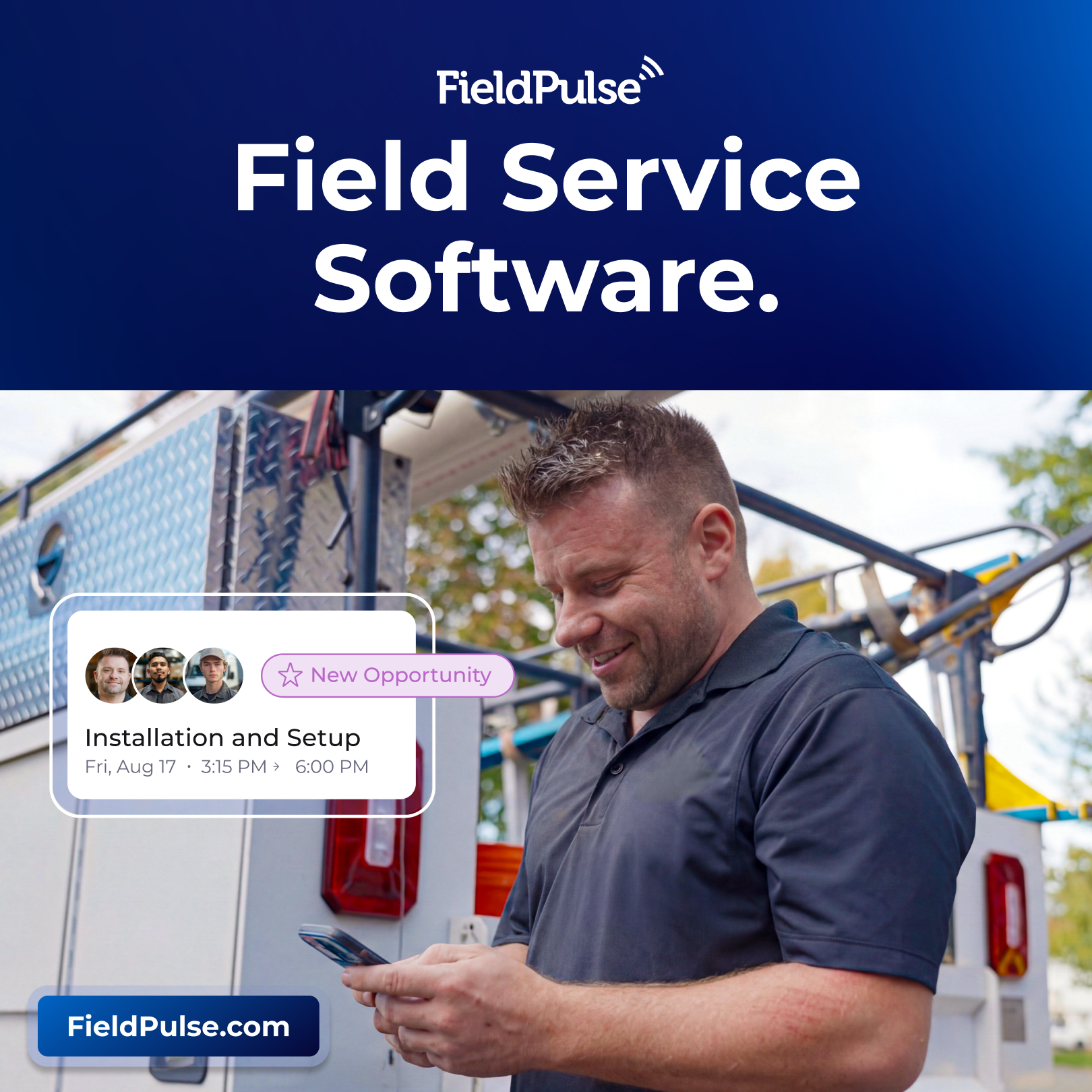 FieldPulse Facebook ad