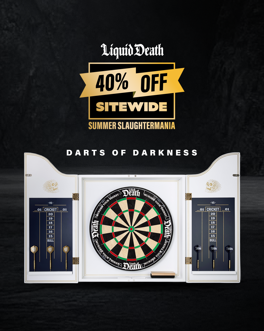 Liquid Death Facebook ad