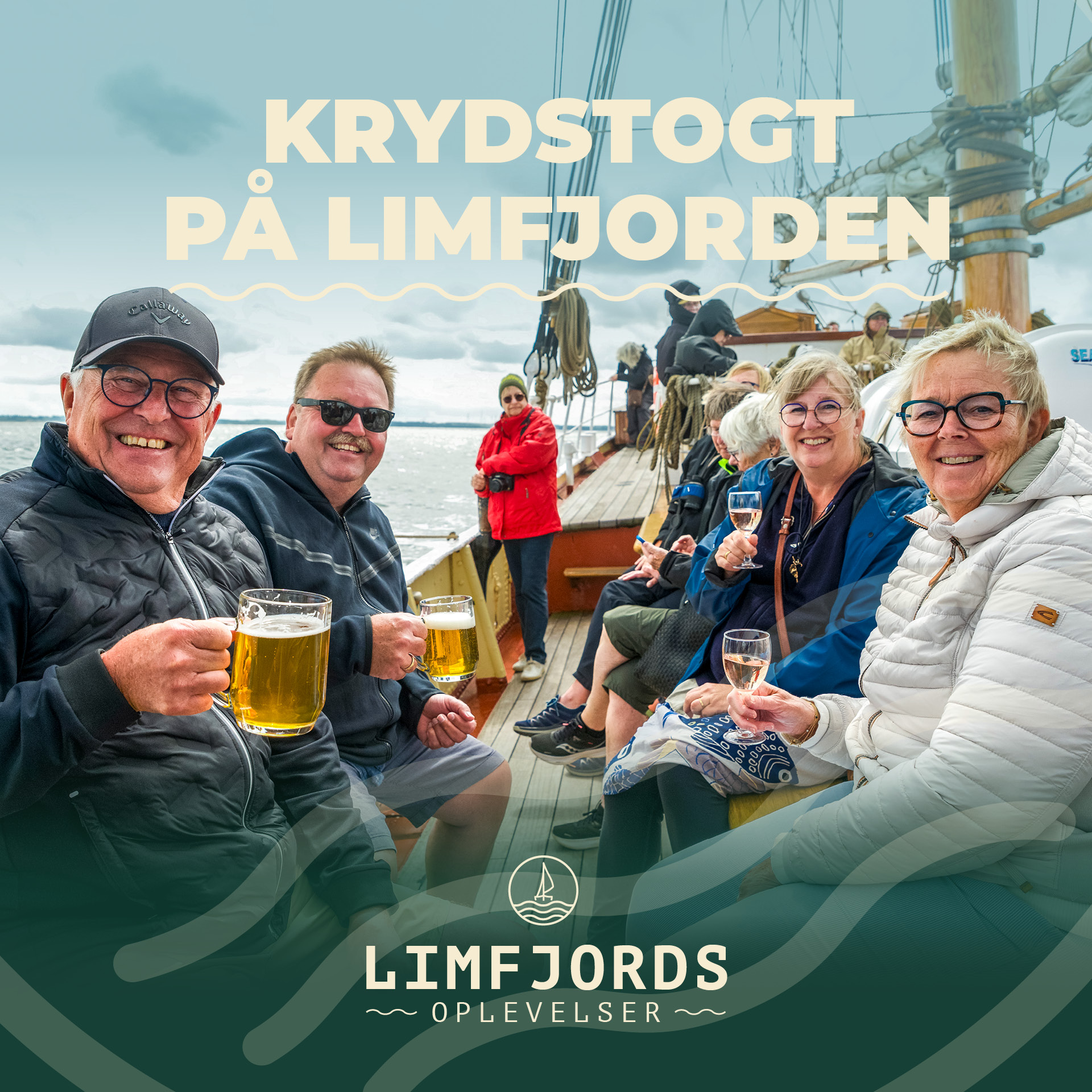 LimfjordsOplevelser Facebook ad: Tag vennerne med på Krydstogt på Limfjorden