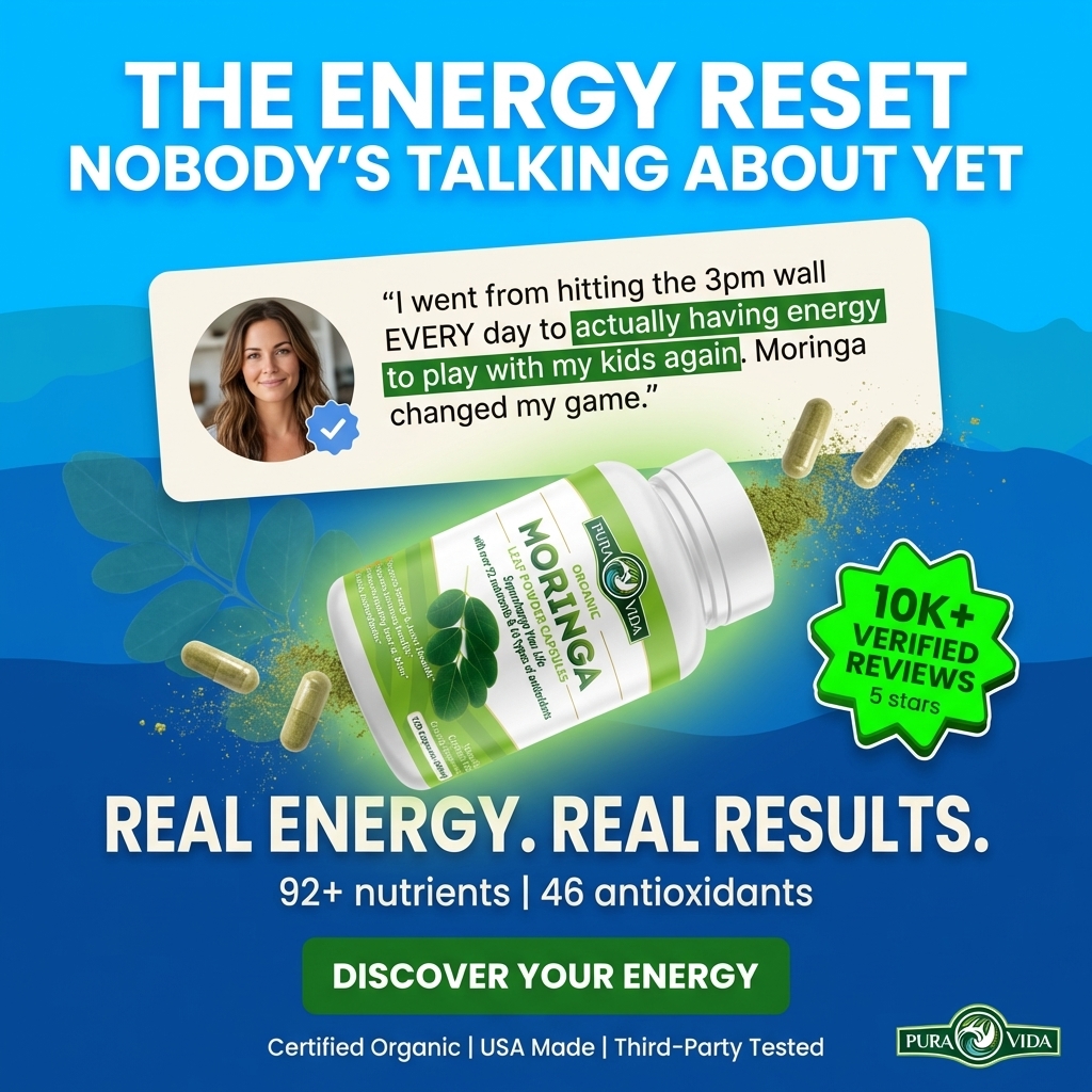Pura Vida Moringa Facebook ad