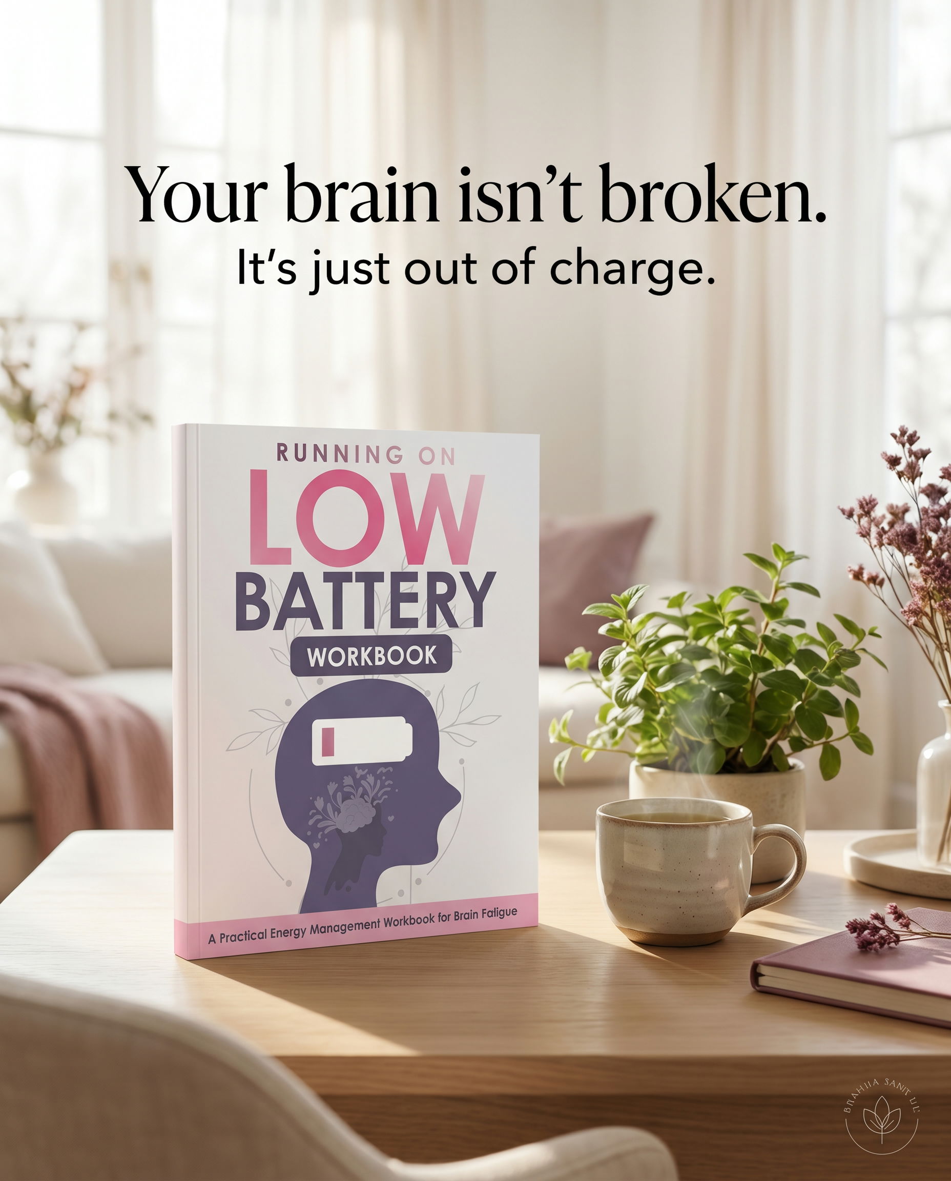 Running on Low Battery Facebook ad: Your brain is out of charge