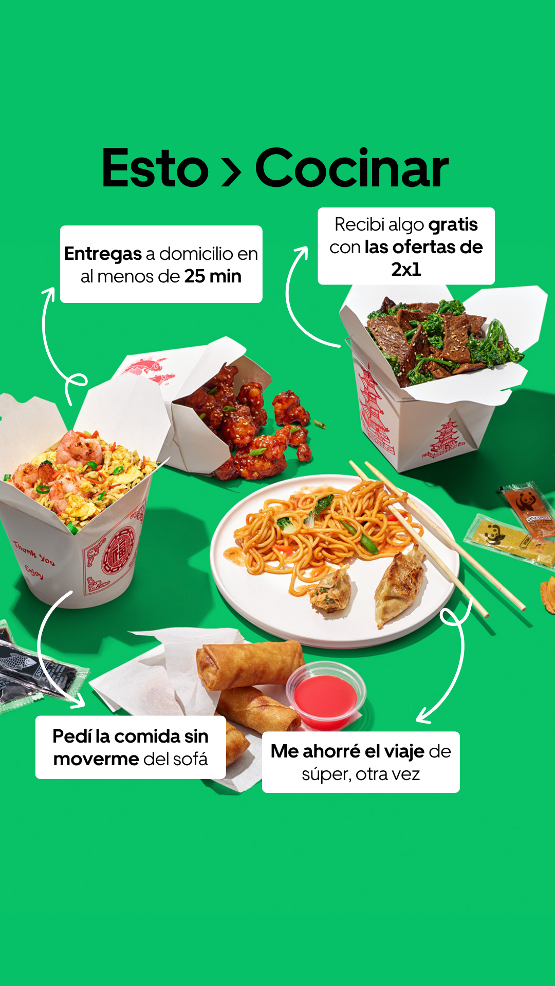 Uber Eats Facebook ad