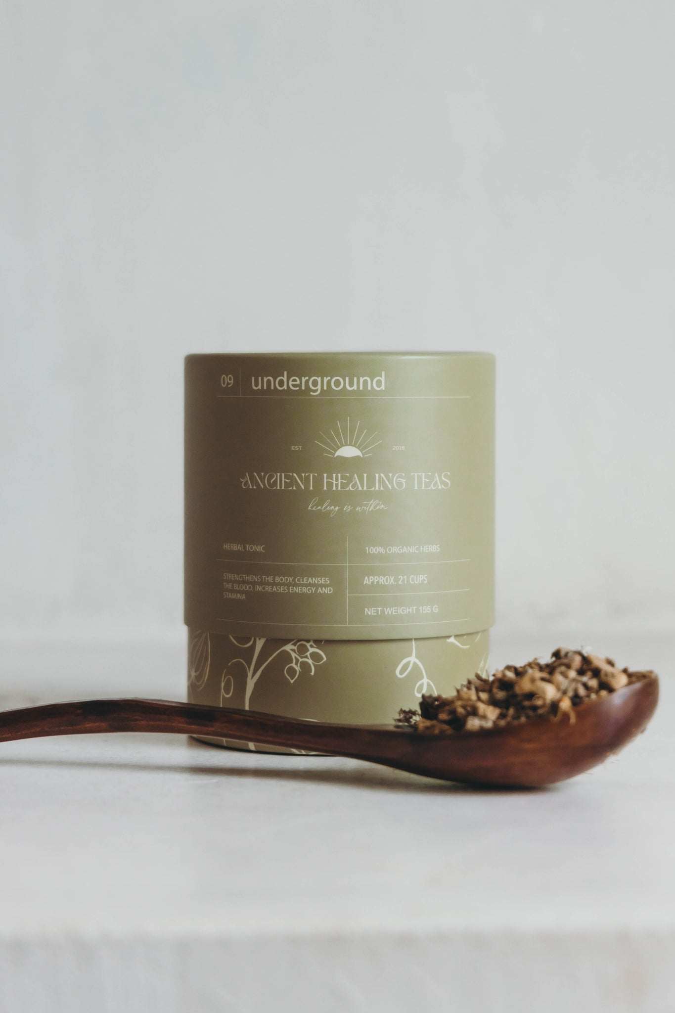 Ancient Healing Teas Facebook ad: You don't have to live a life with…