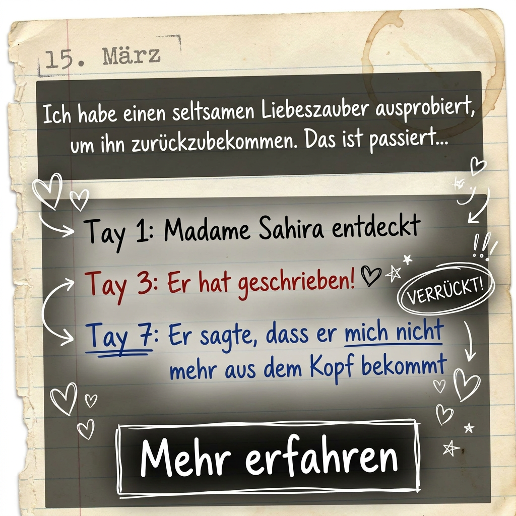 Verborgene Liebesgeheimnisse Facebook ad: Willst du, dass er zurückkommt? Dann lies das hier.