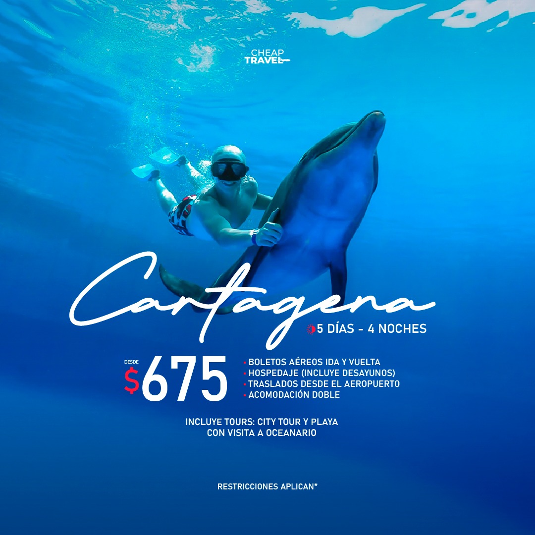 Cheap Travel Facebook ad: ¿Ciudad o playa?