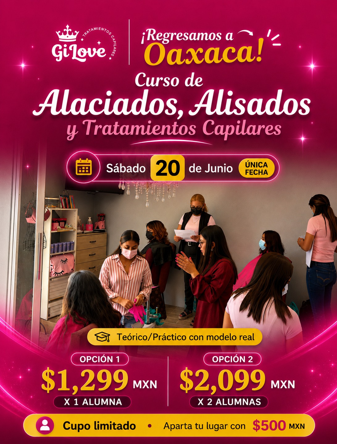 Proveedor Alaciados y Keratinas GI LOVE. CDMX Facebook ad: ¡𝐑𝐞𝐠𝐫𝐞𝐬𝐚𝐦𝐨𝐬 𝐚 𝐎𝐚𝐱𝐚𝐜𝐚!
