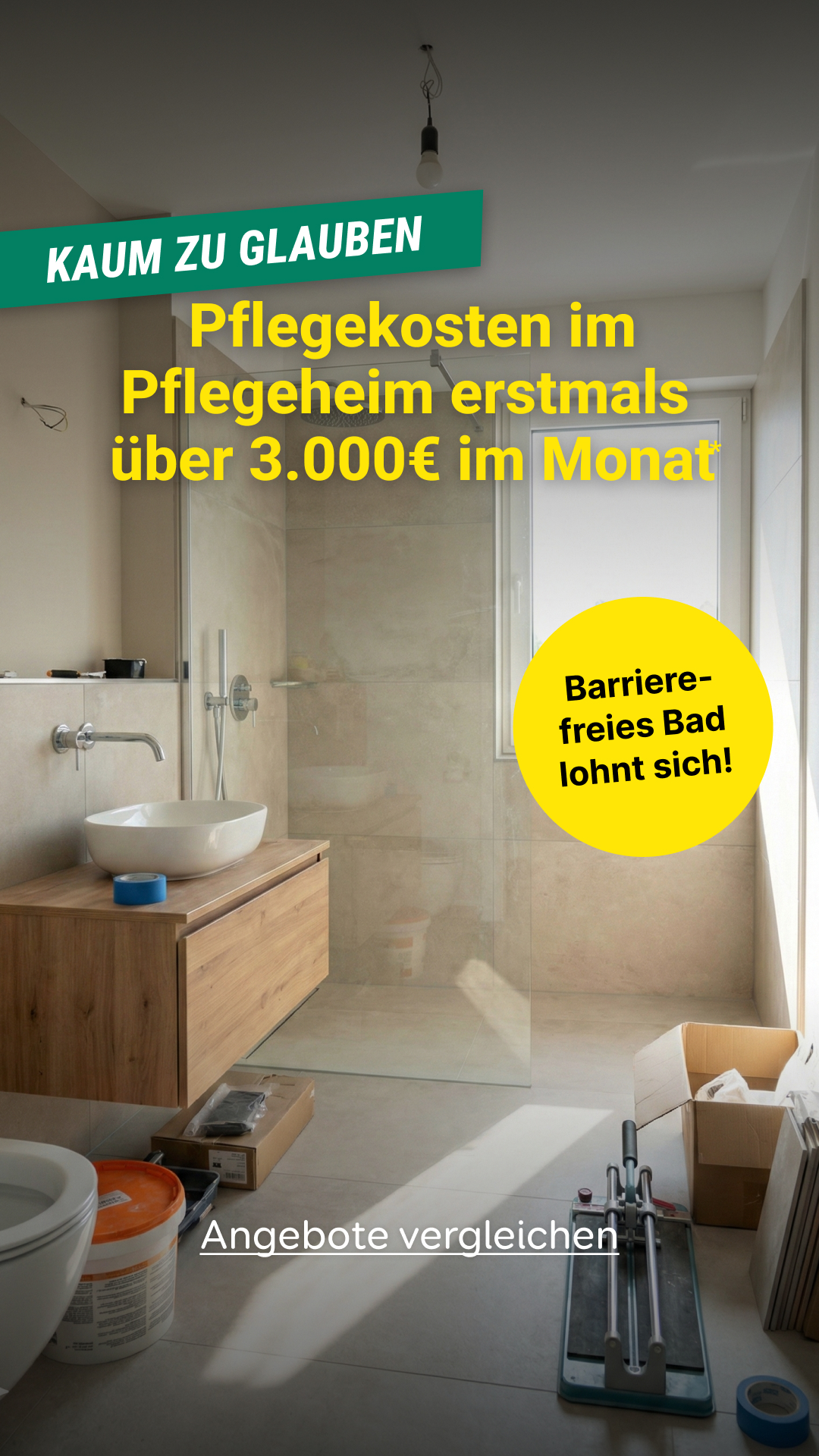 Aroundhome - Badezimmer Facebook ad from Jan 26, 2026