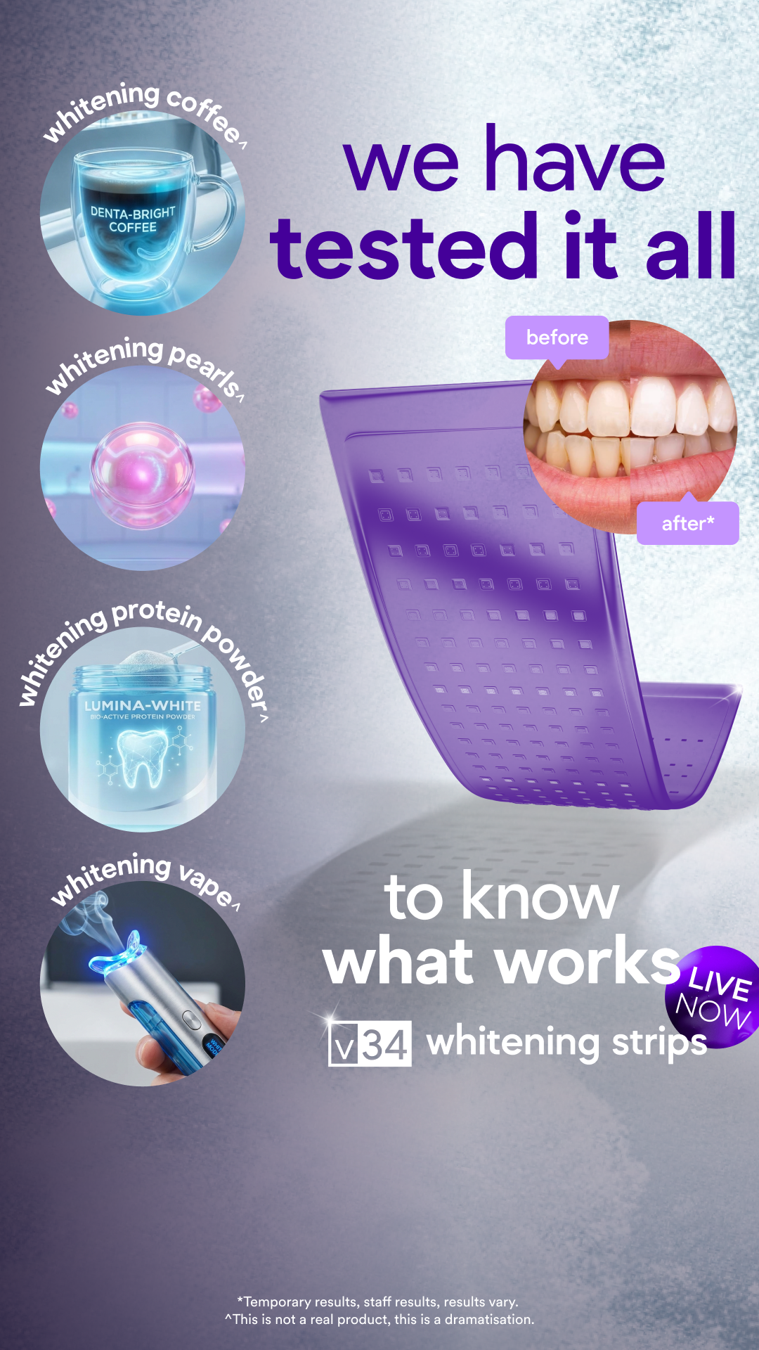Hismile Facebook ad