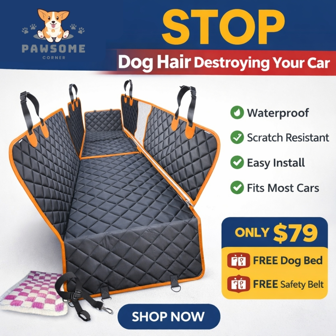 Paw Some Corner Facebook ad: FREE DOG BED +FREE BELT