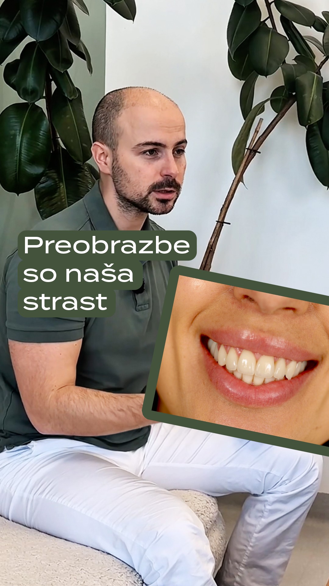 Lotus dentalni center Facebook ad: Preobrazbe nasmeha, ki navdušujejo.⁠