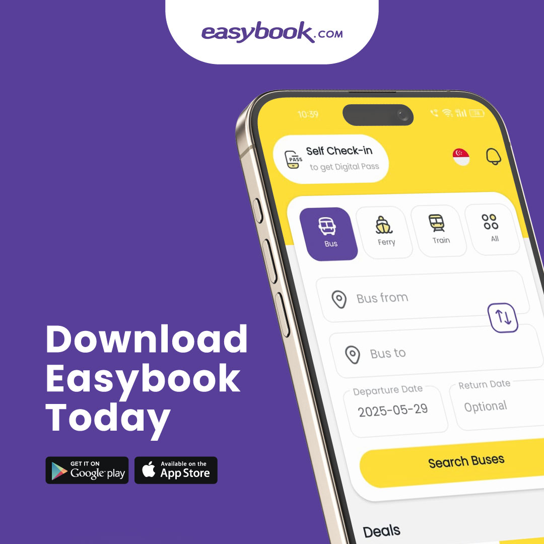 Easybook Singapore Facebook ad: Easybook Bus Train Ferry Car