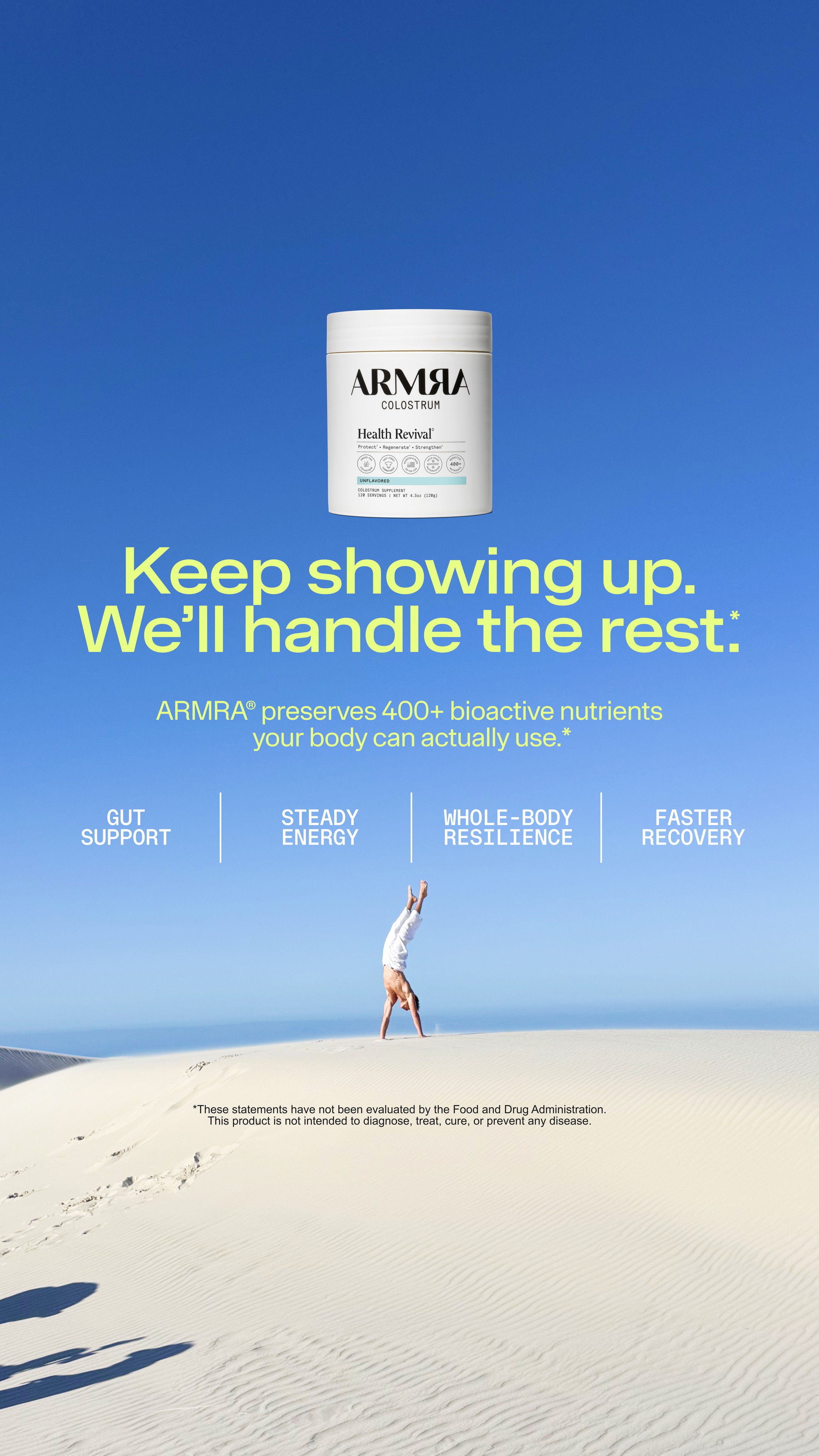 ARMRA Facebook ad