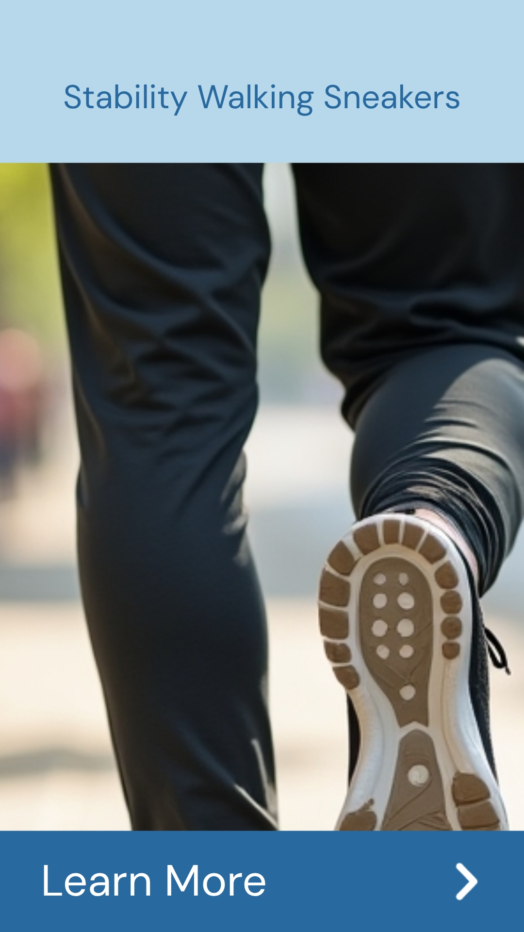 GetSearching Echozone Facebook ad: Explore Foot Support With Stability Walking Sneakers