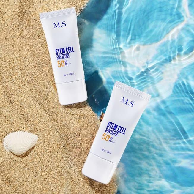 LiNa Store Facebook ad: MS Sunblock Stemcell ជាប្រភេទគ្រីមការពារកំដៅថ្ងៃ…
