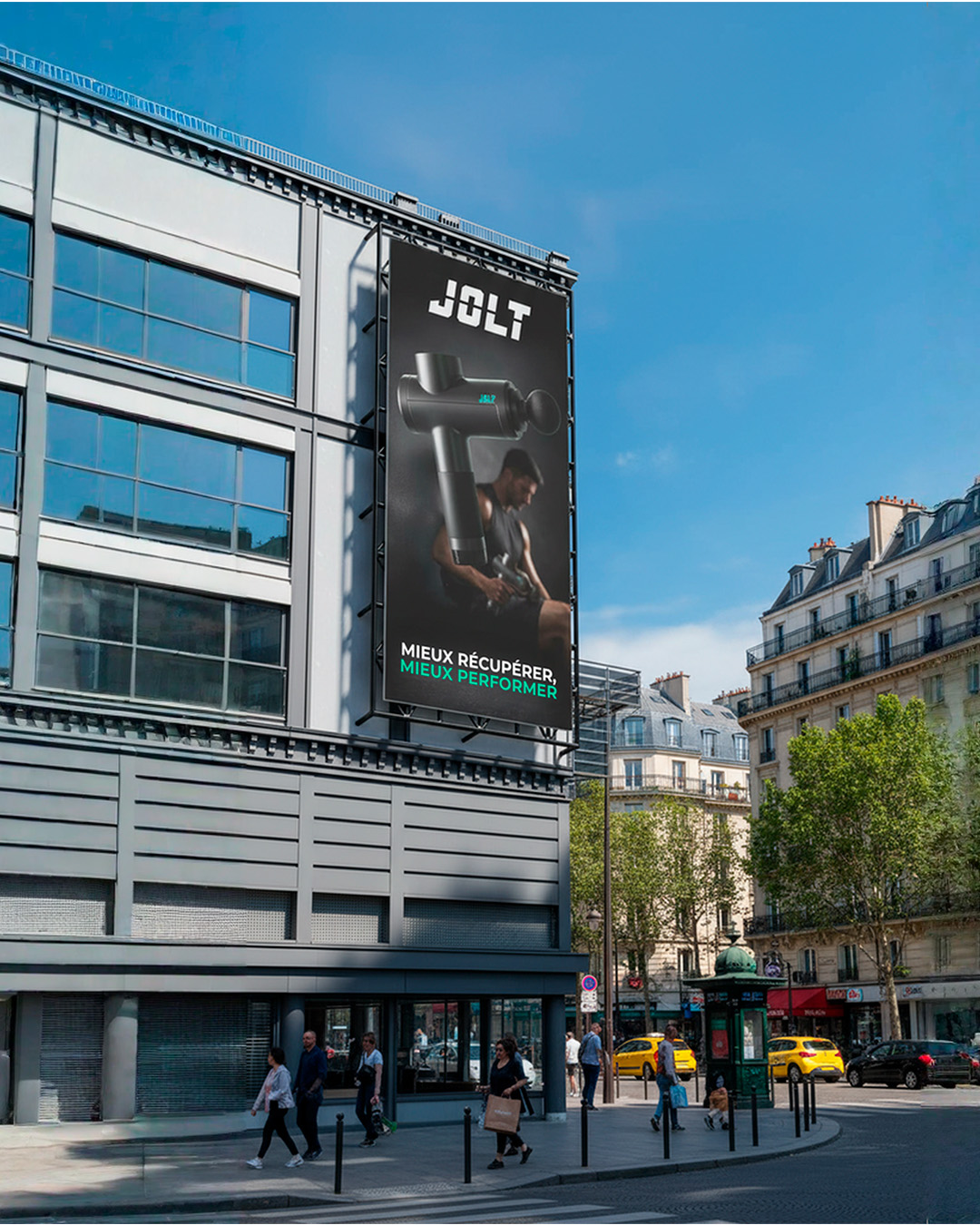 JOLT Recovery Facebook ad: Équipements de Récupération Musculaire JOLT