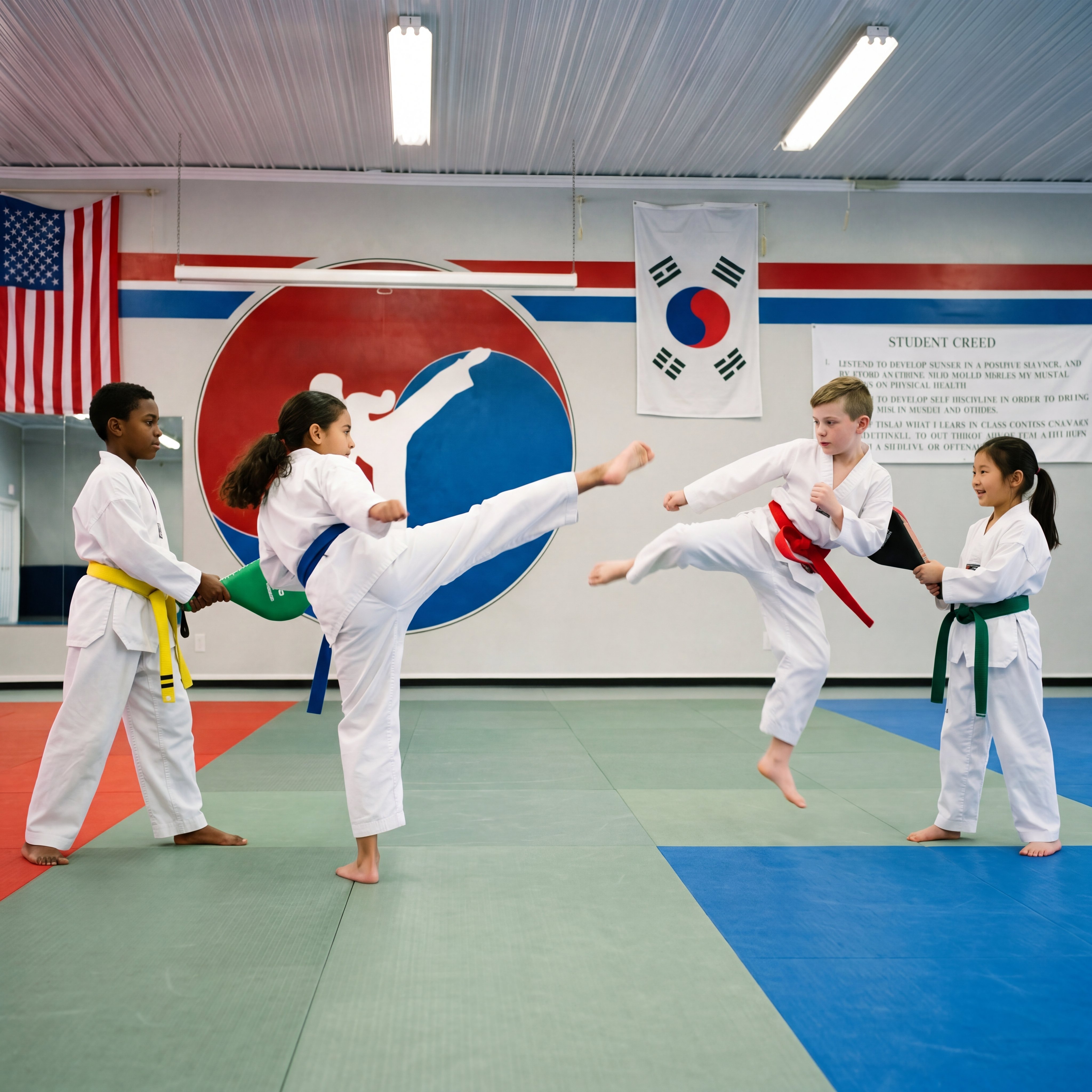 Pai's Tae Kwon Do Cobras Facebook ad: Rensselaer Kids Taekwondo, Spring Enrollment Open