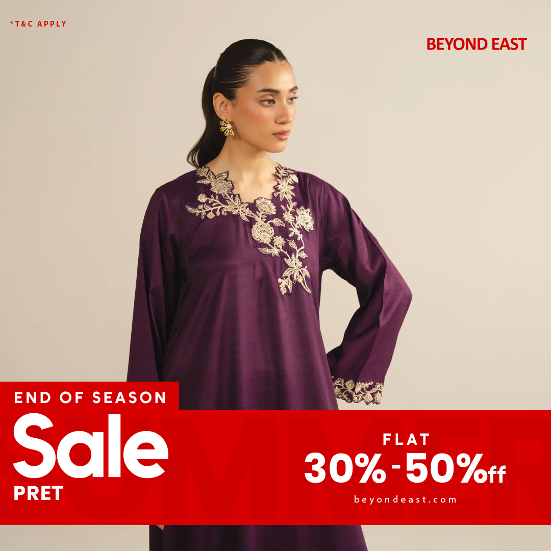 Beyond East Facebook ad: Flat 30% & 50% Off