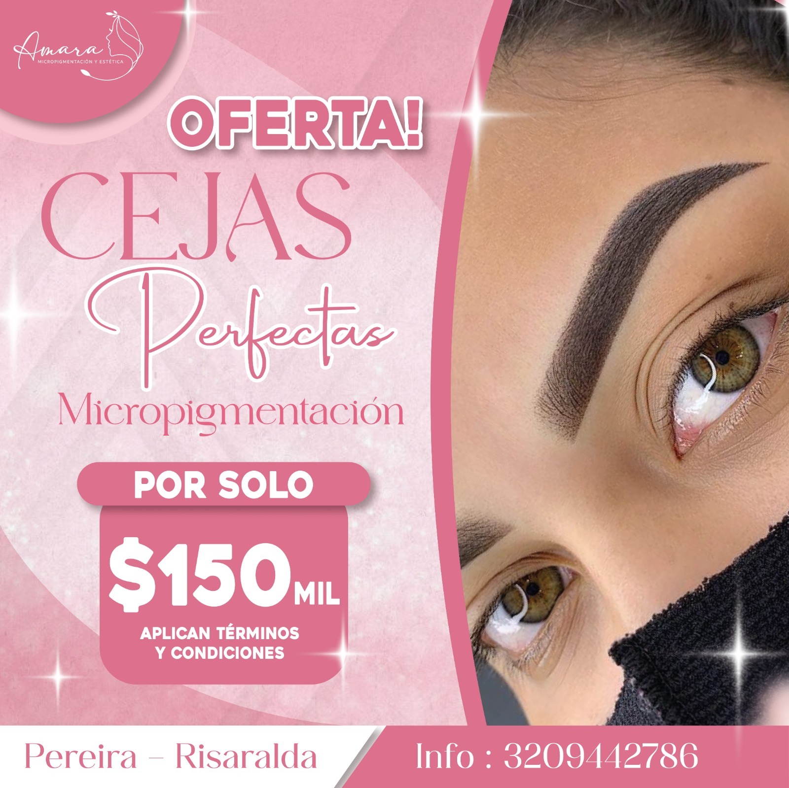 Amadas Brows Spa Facebook ad