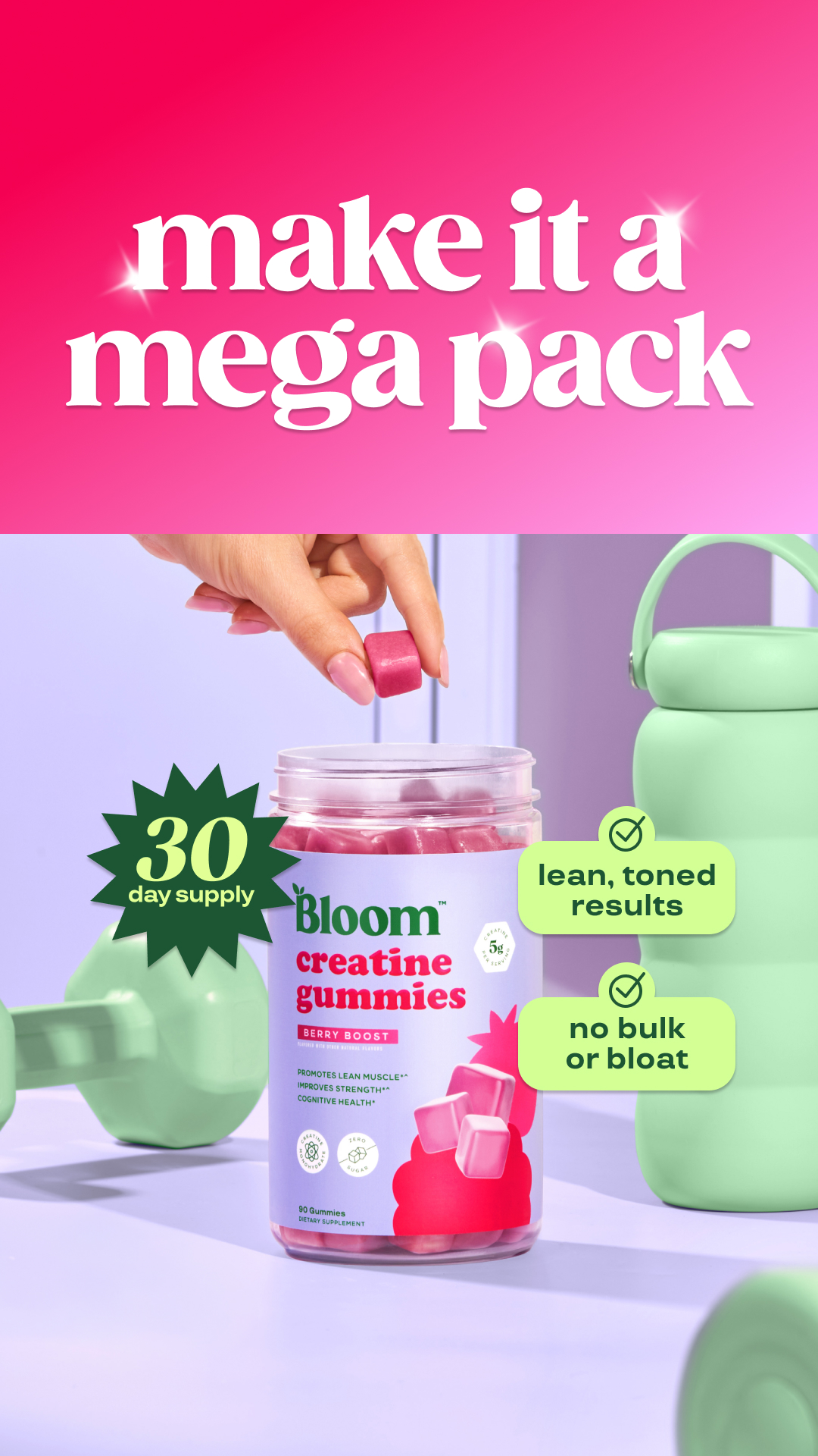 Bloom Nutrition Facebook ad