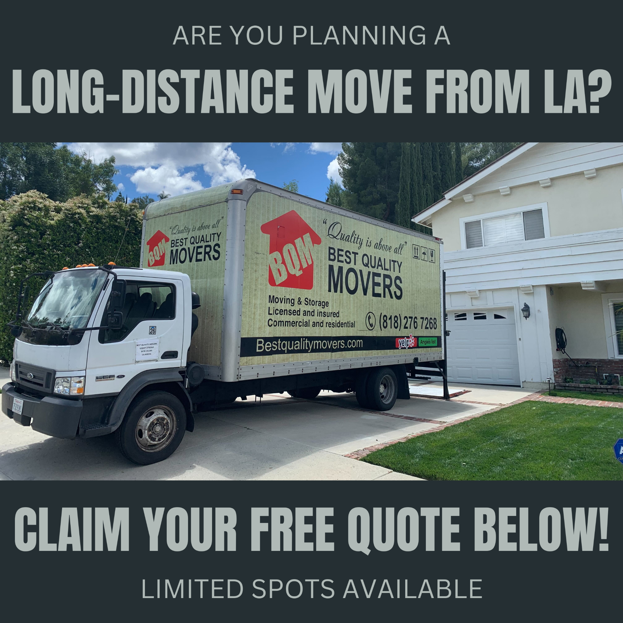 Best Quality Movers Facebook ad: GET YOUR FREE QUOTE NOW!