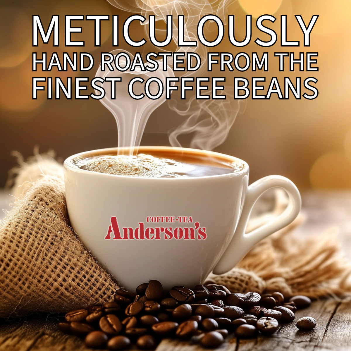Anderson's Coffee Company Facebook ad: Start Your Day with the Ultimate Coffee Experience…