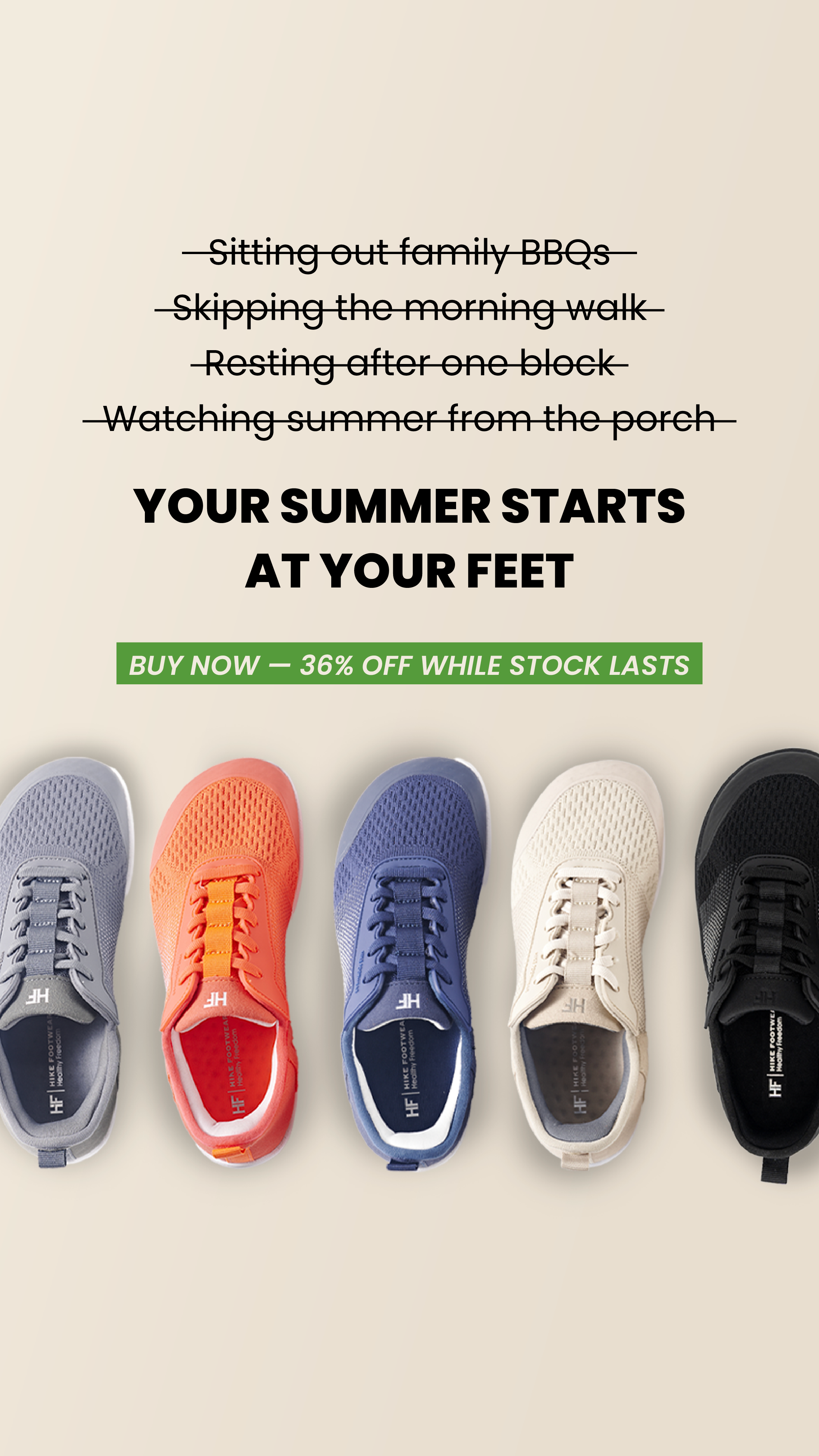 HIKE Footwear Facebook ad