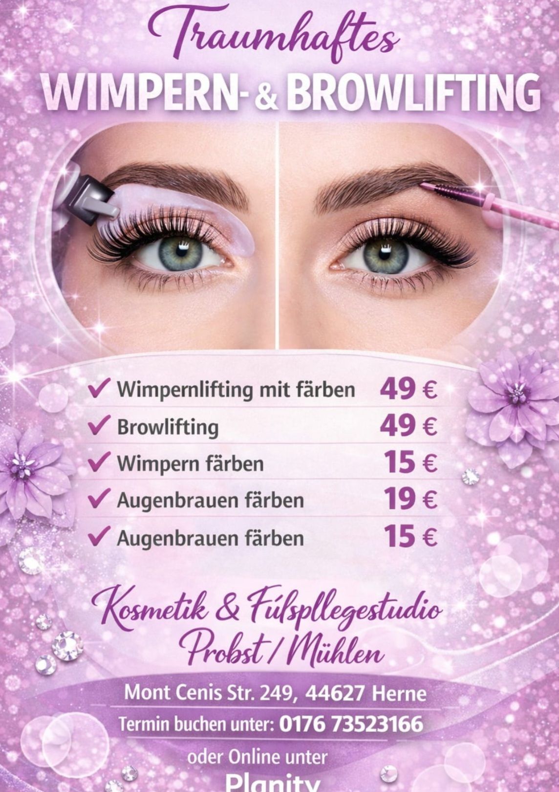 Kosmetik & Fußpflege Herne Facebook ad from Apr 26, 2026