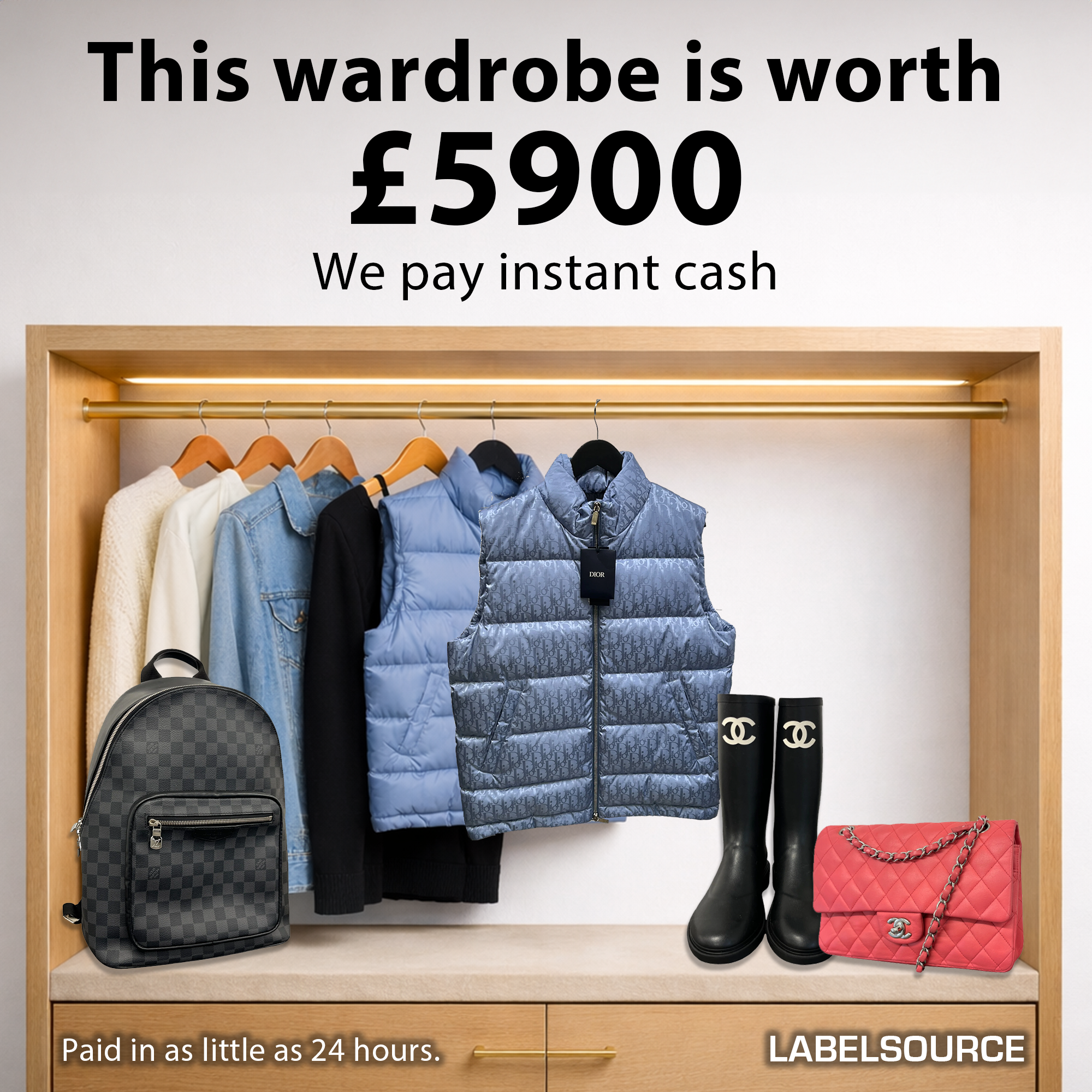 Label Source Facebook ad