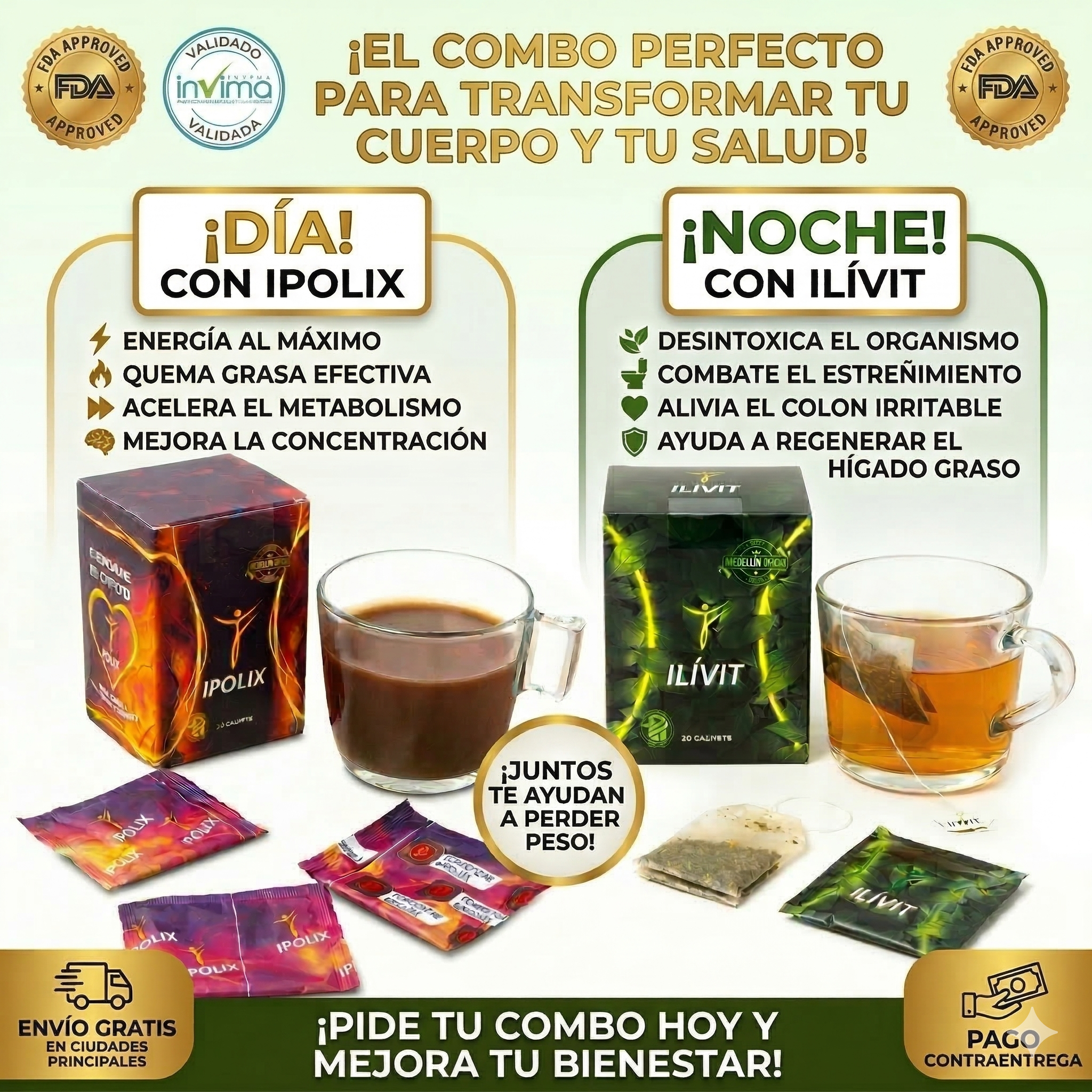 Detox medellin Facebook ad: +35.558 PERSONAS SATISFECHAS