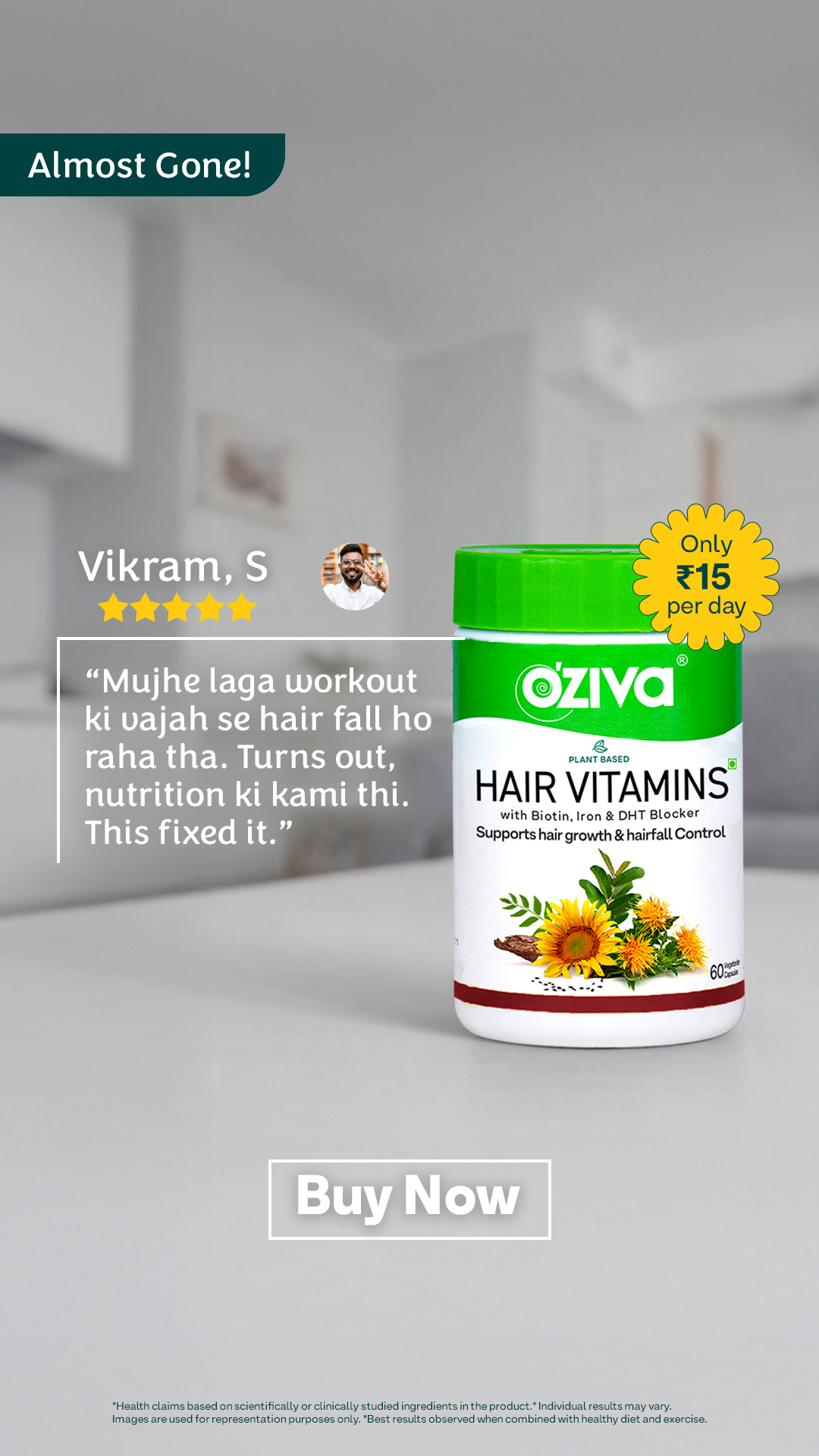OZiva Facebook ad