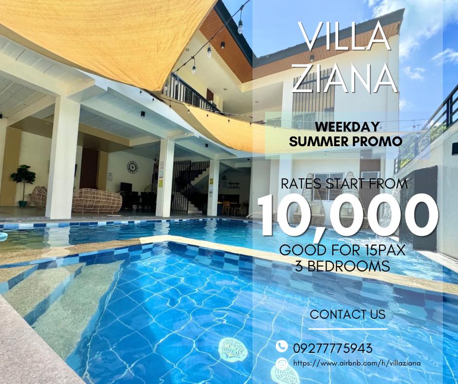 Villa Ziana Hot Spring Resort - Laguna Facebook ad: Hello, sunny days!