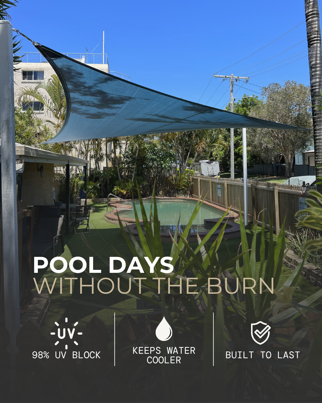 Mister Shade Facebook ad: Custom Shade Sails & Awnings for SEQ