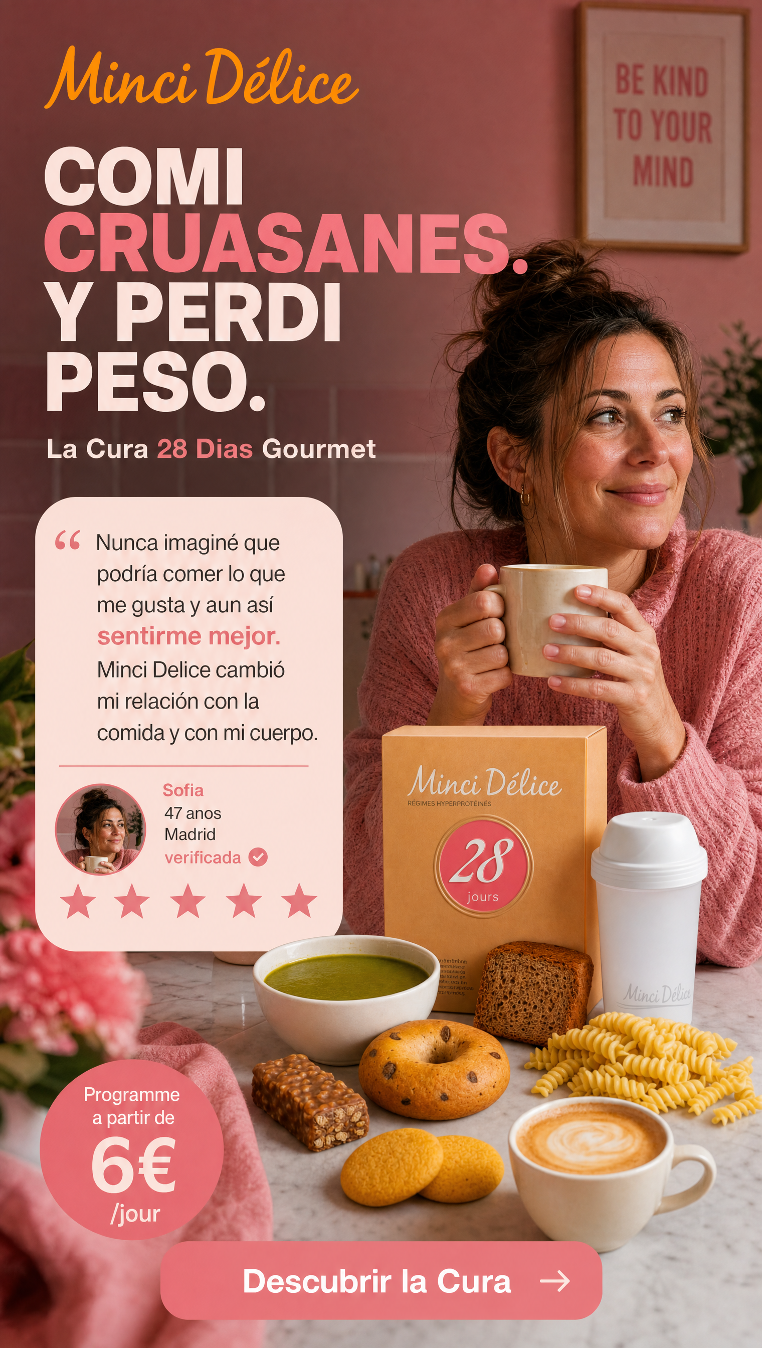 Mincidélice España Facebook ad