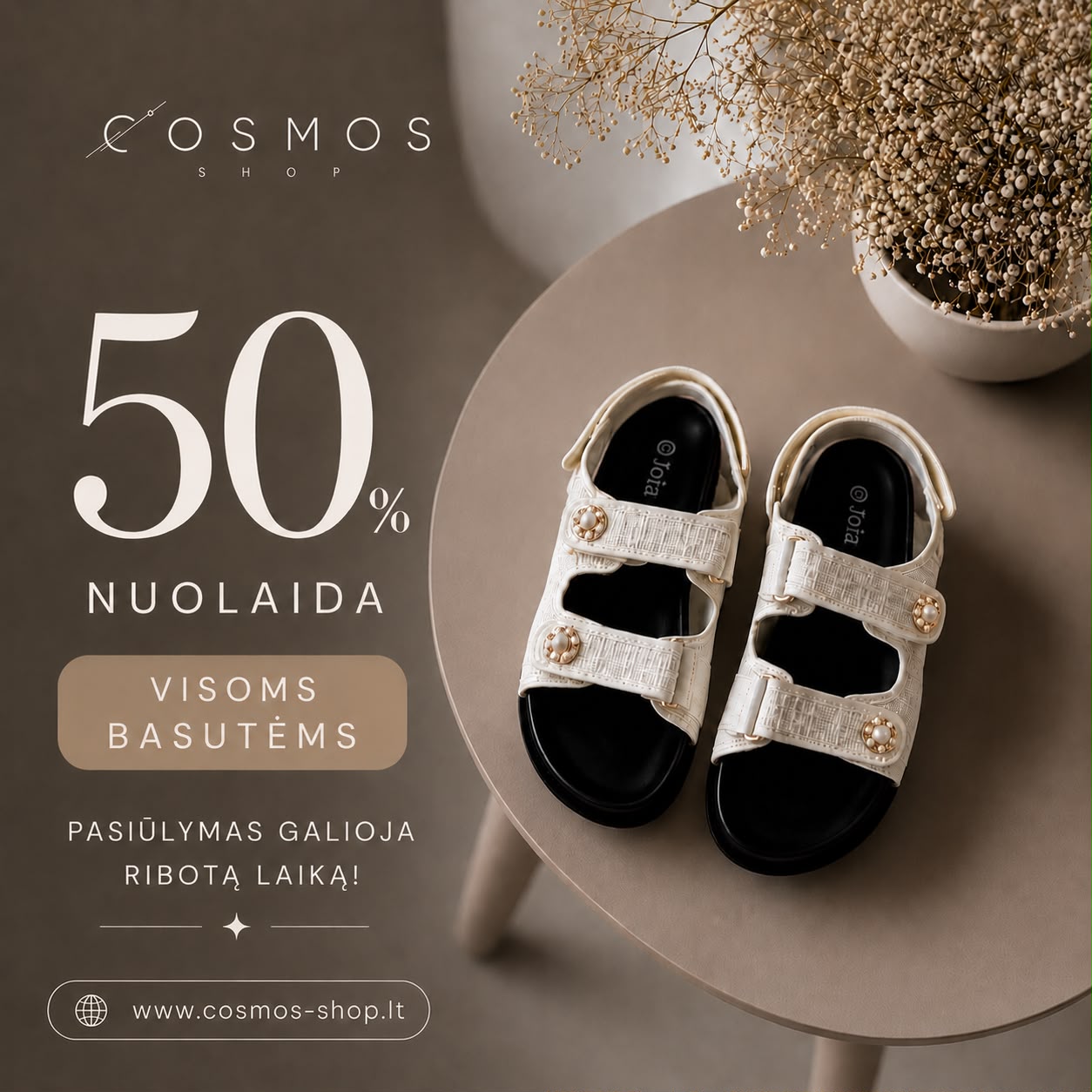 Cosmos Shop Facebook ad