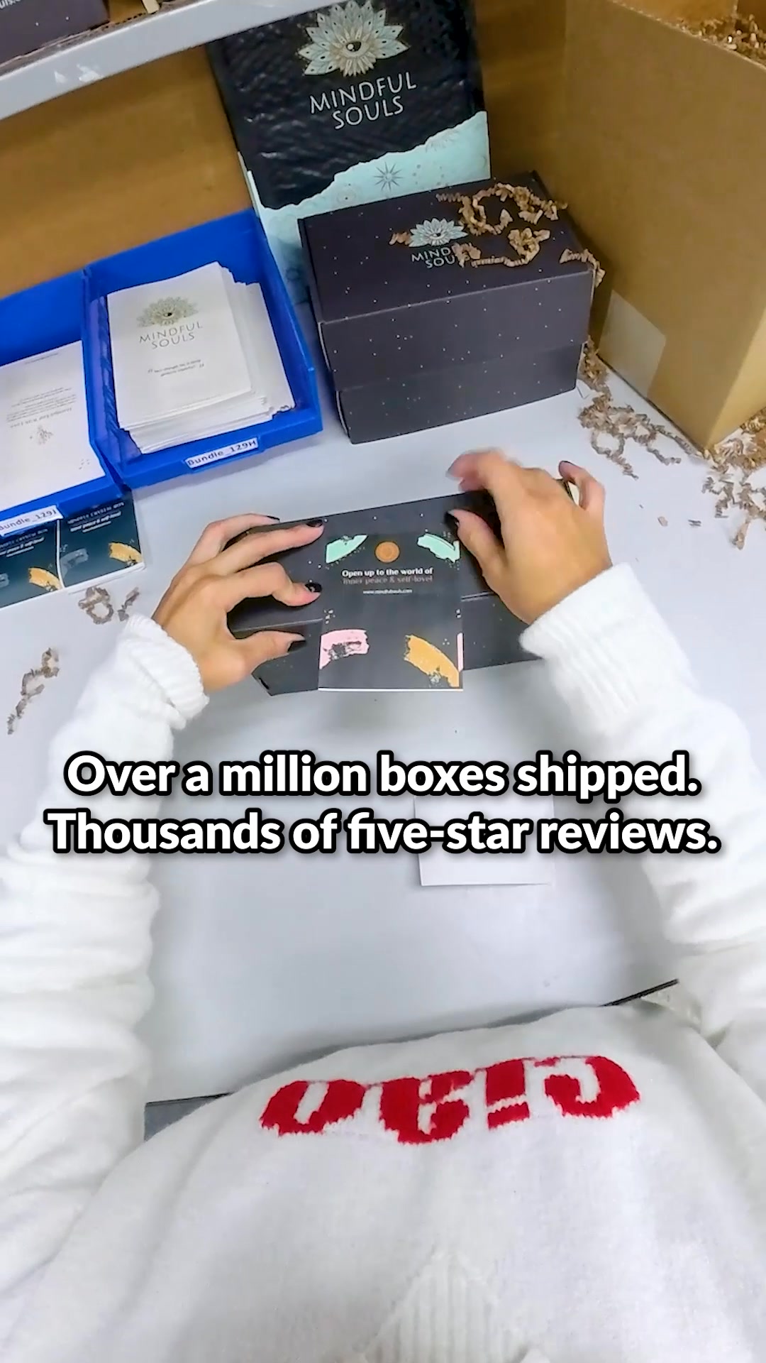 Mindful Souls Facebook ad: 35% OFF: Your #1 Spiritual Subscription Box