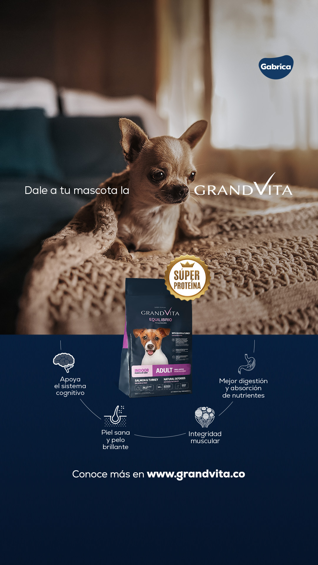 Gabrica Colombia Facebook ad from May 8, 2026