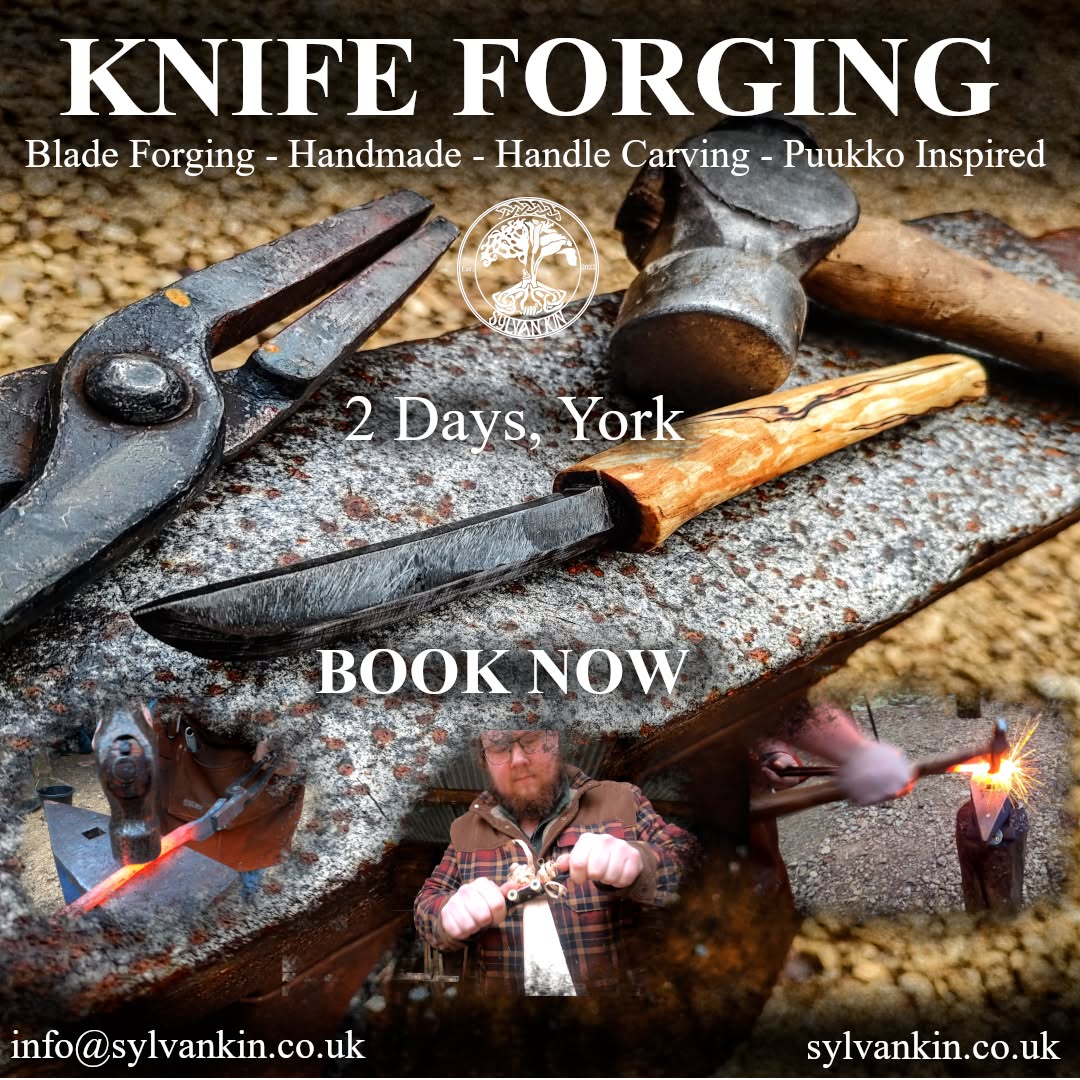 SylvanKin Facebook ad: Knife Forging + Handling