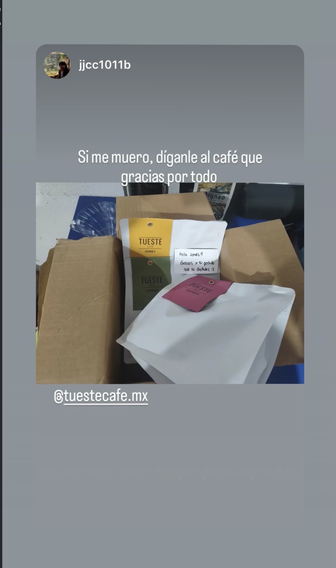 Tueste Café Facebook ad
