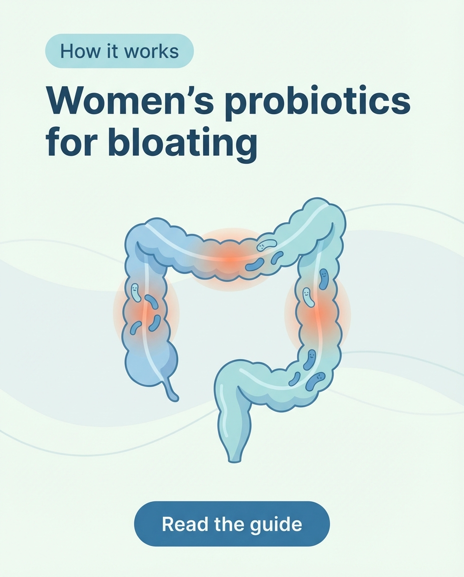 Thrive Track Facebook ad: Guide to Probiotics for Women