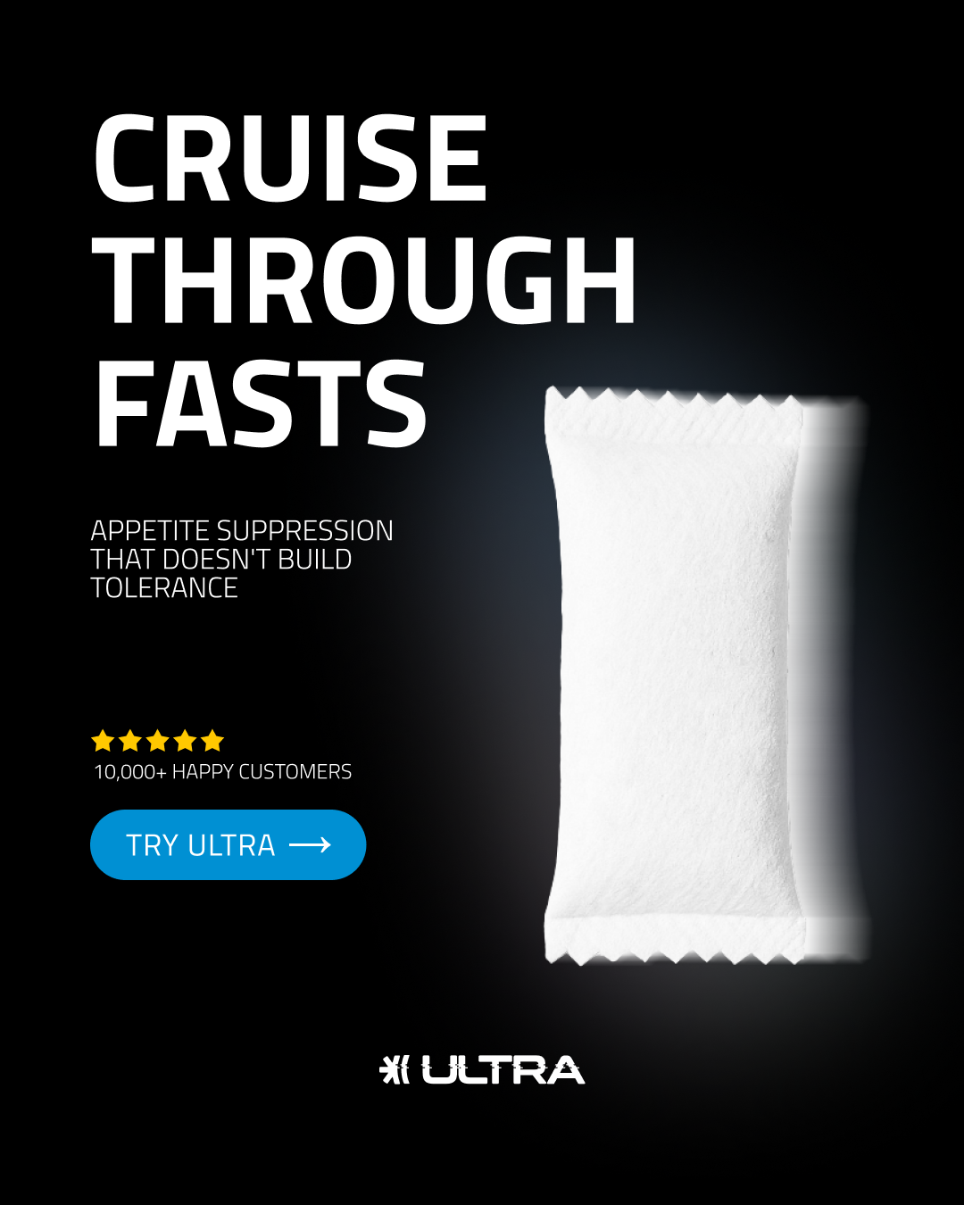 Ultra Pouches Facebook ad