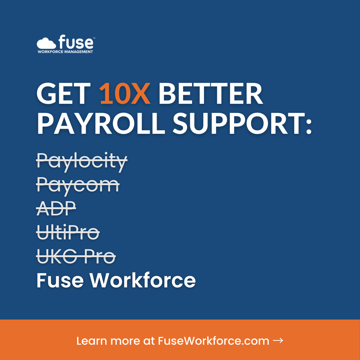 Fuse Workforce Management Facebook ad
