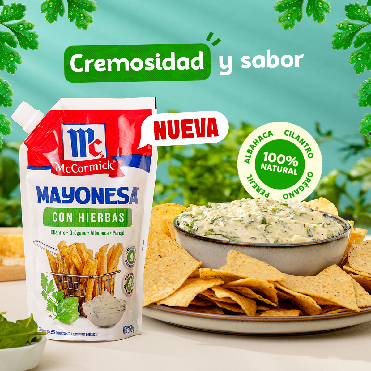 McCormick Centroamérica Facebook ad: ¡NUEVA! Mayonesa con Hierbas