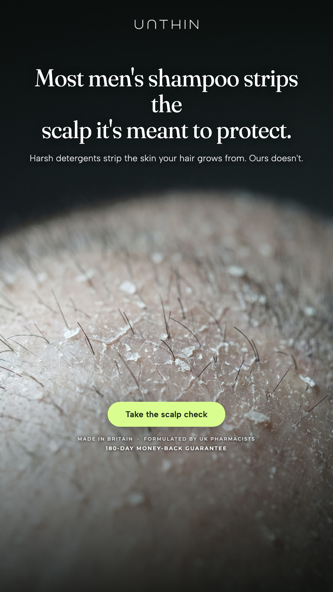 Unthinhair Facebook ad