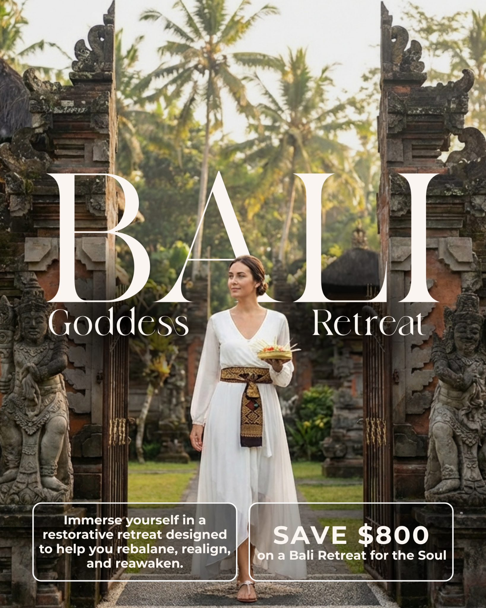 Goddess Retreats Facebook ad