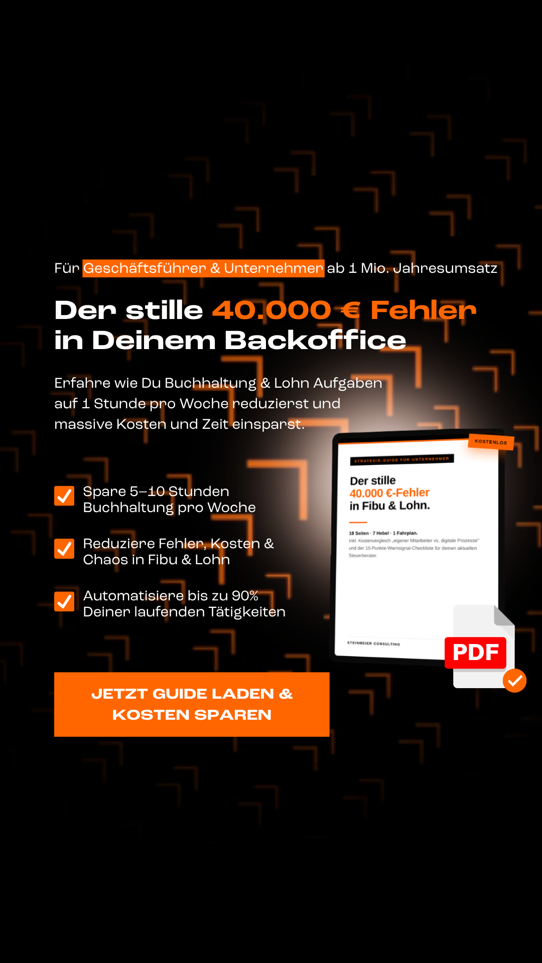 Steuerkanzlei Steinmeier Consulting Facebook ad
