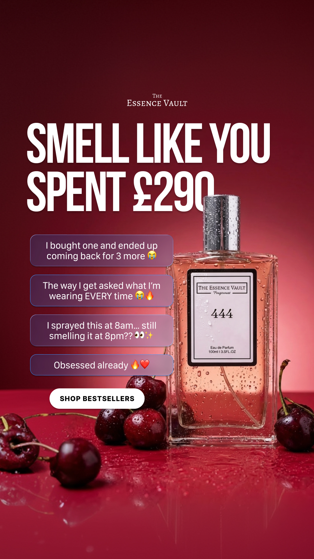 The Essence Vault Facebook ad