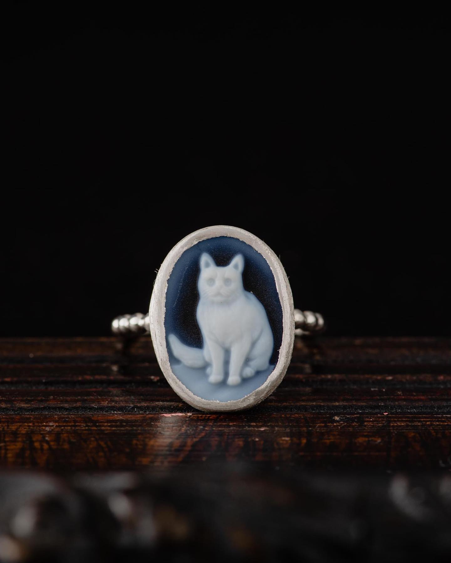 Marren Handmade Jewelry Facebook ad: Just received a handful of cat cameos sooo…