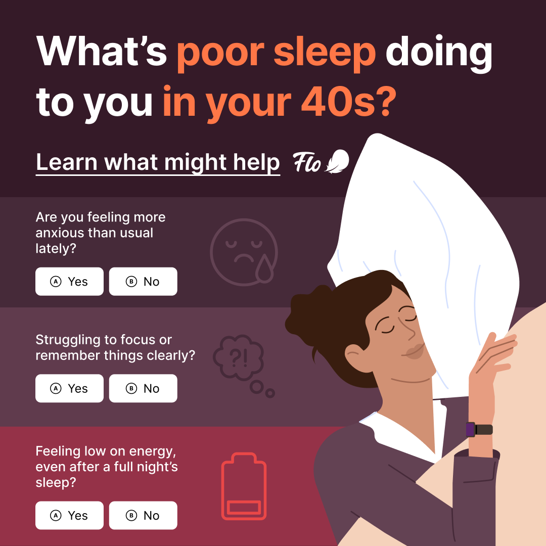 Flo Health App Facebook ad: Try Flo and never look back
