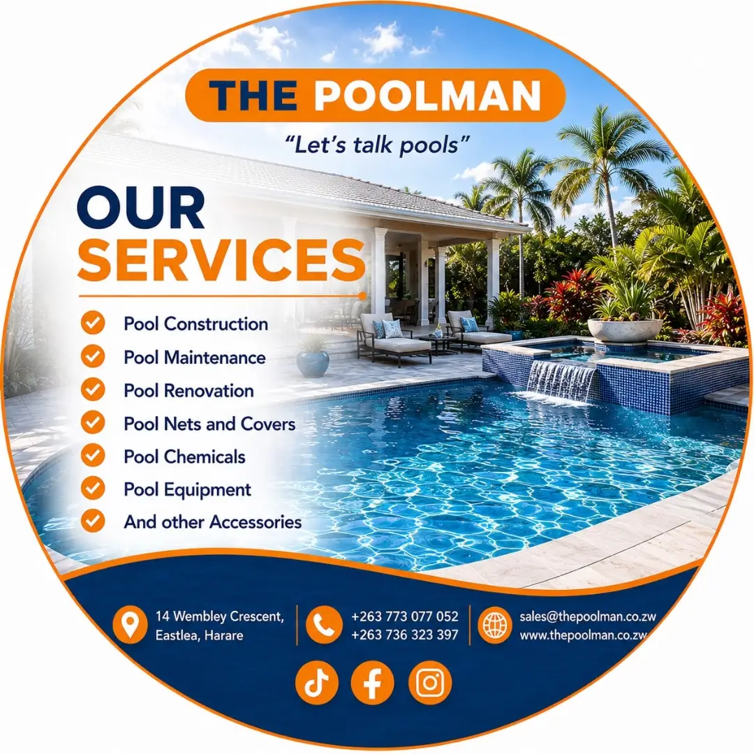 The Poolman Facebook ad: Home - The Poolman Zimbabwe