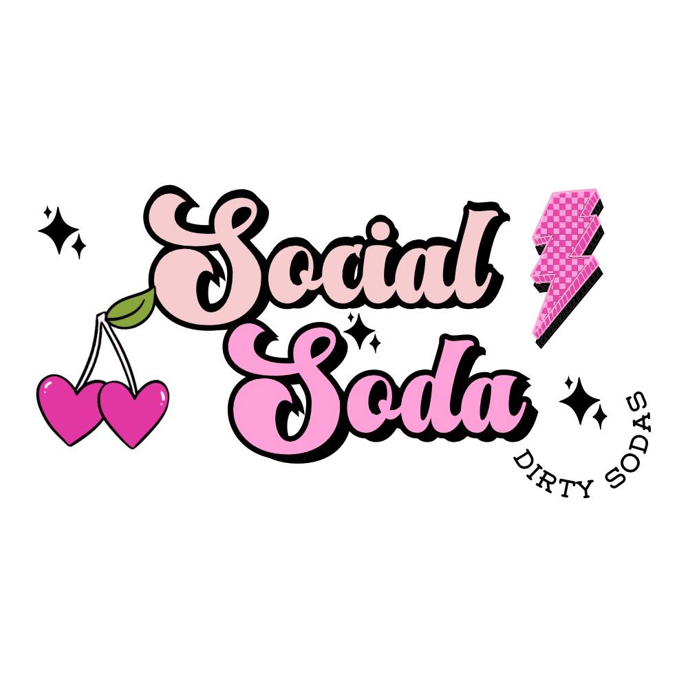 Social Soda Facebook ad: Your favorite dirty soda cart in NWA